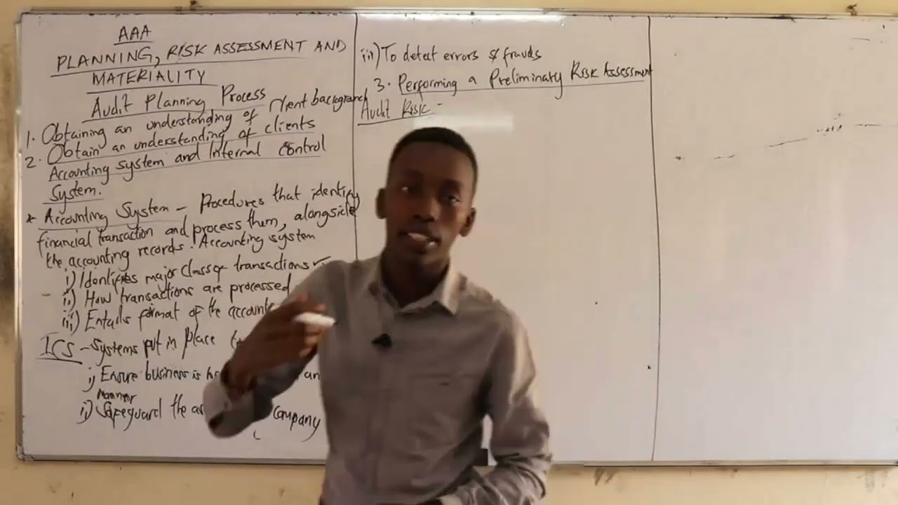 AUDIT PLANNING & RISK ASSESSMET CORRECT- Call 0723579332 or 0726531471 for classes & revision