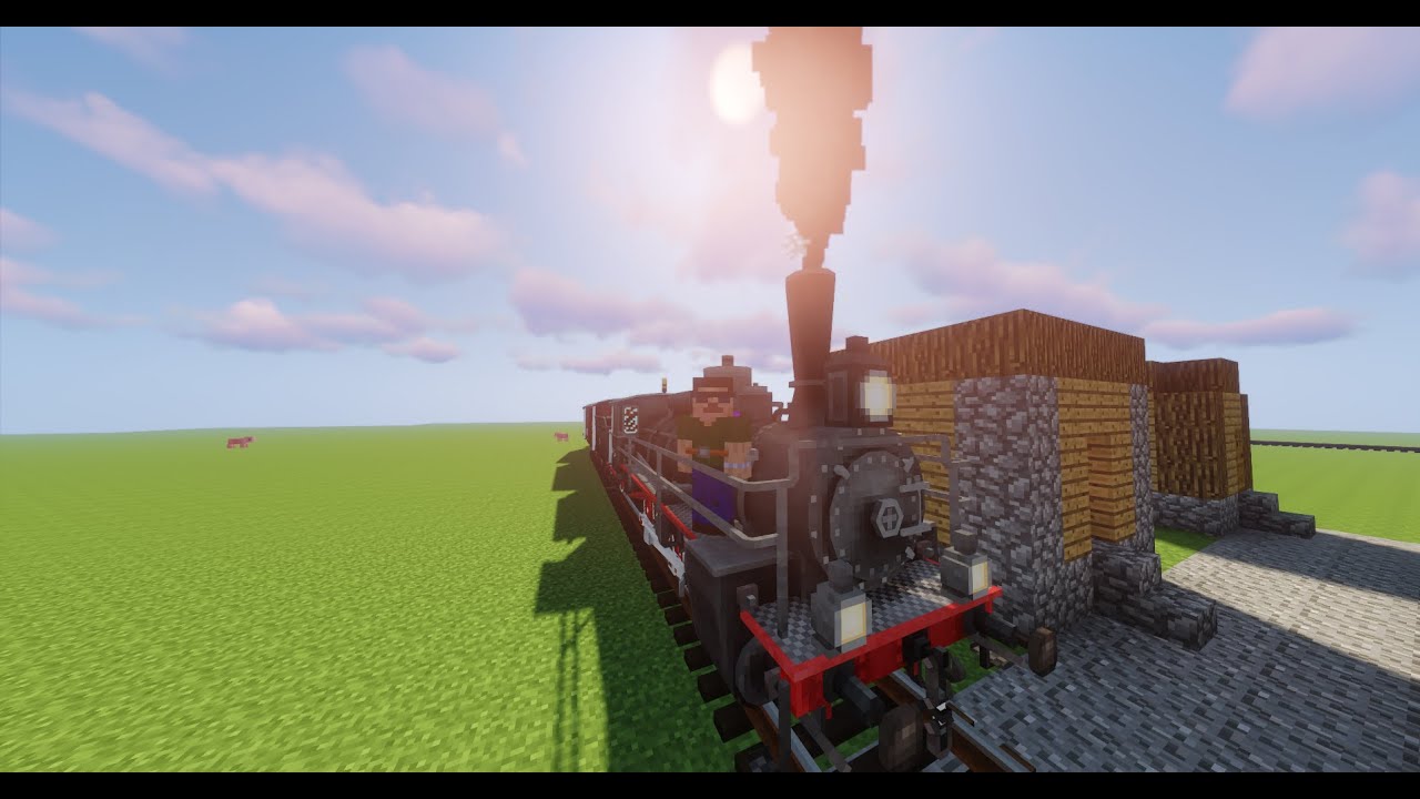 Trying Out The Old RAILS OF WAR Mod (Standard Gauge) for Minecraft 1.7.10!
