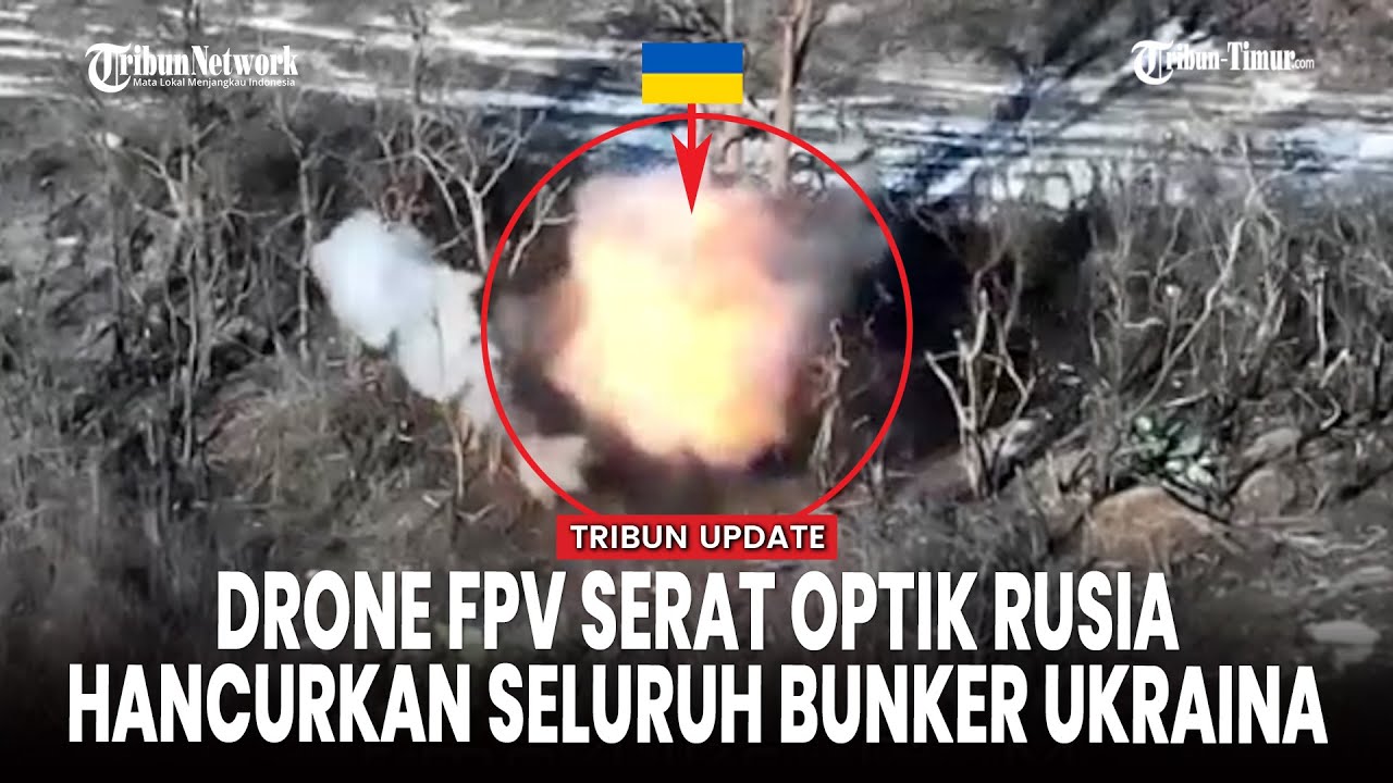 Rusia Tegaskan Tak Beri Musuh Waktu Bernapas, Drone FPV Presisi Tinggi Hantam Bunker Ukraina