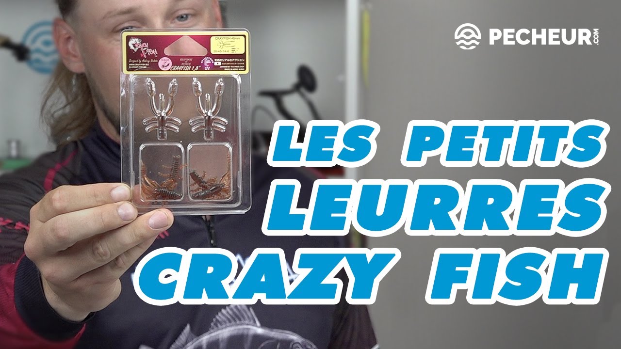 Les petits leurres Crazy Fish pour le carnassier