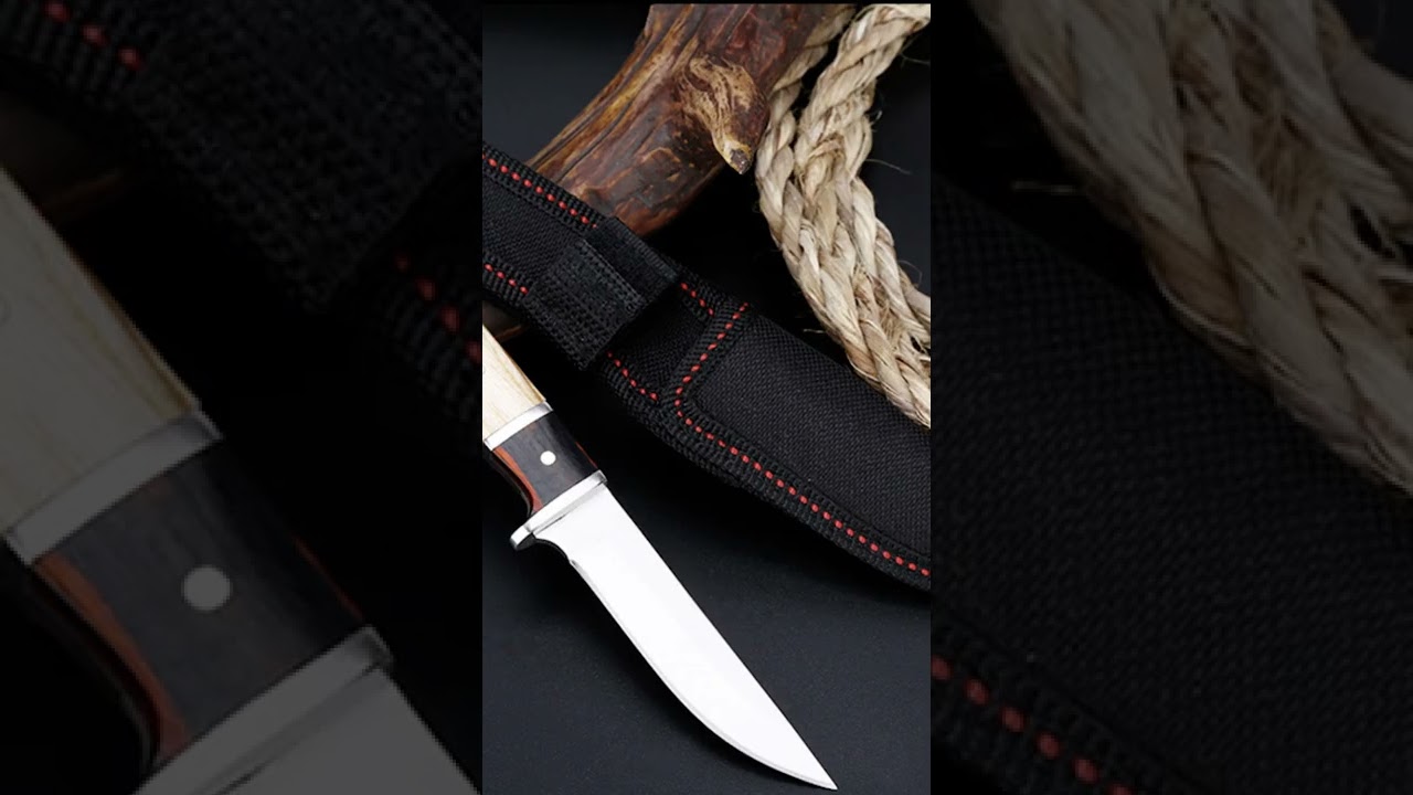 High Hardness 56HRC Field Survival Multi-function Hunting Knife