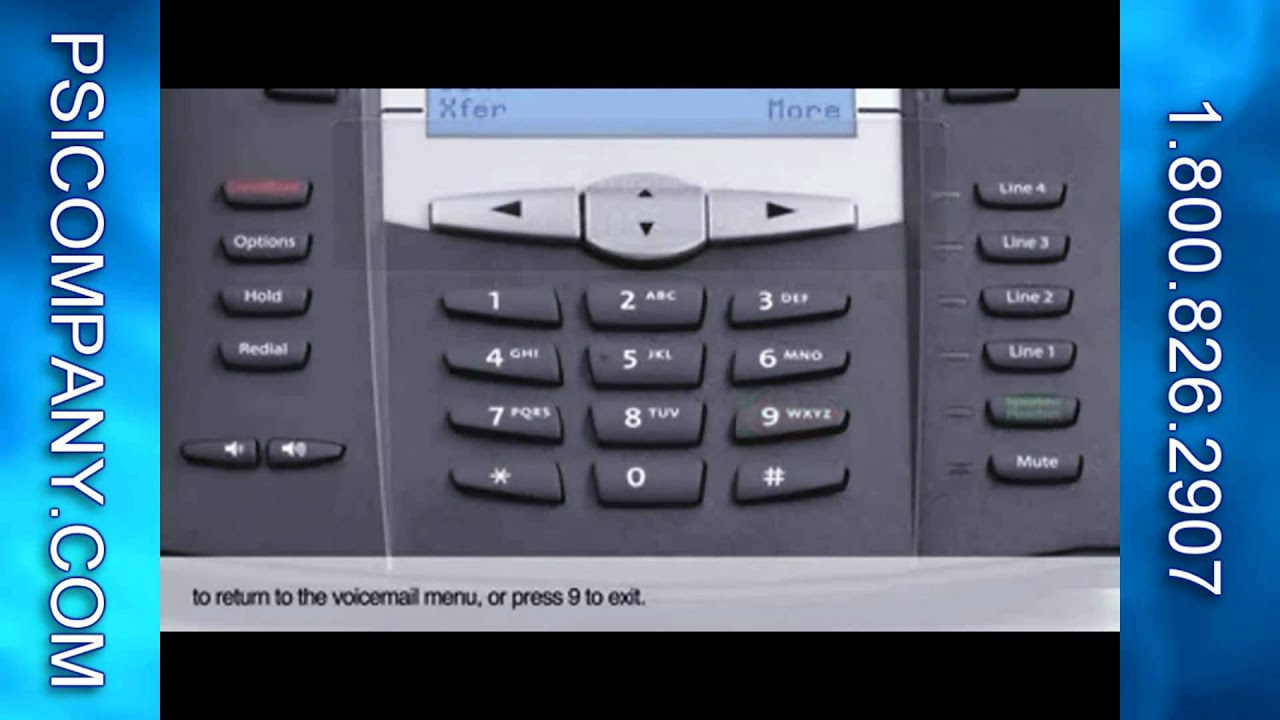 8x8 6755i Voice Mail Greetings and Operation for VoIP Telephone