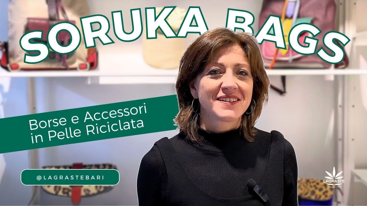 Ti presentiamo SORUKA Borse e Accessori in Pelle Riciclata. Da scarti di pelle a prodotti Unici!