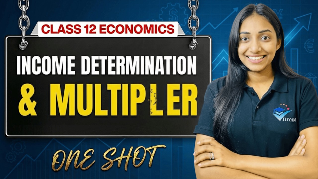 INCOME DETERMINATION AND MULTIPLIER ONE SHOT I 12th MACROECONOMICS CH-8 | VIDYAM | ANSHITA JINDAL