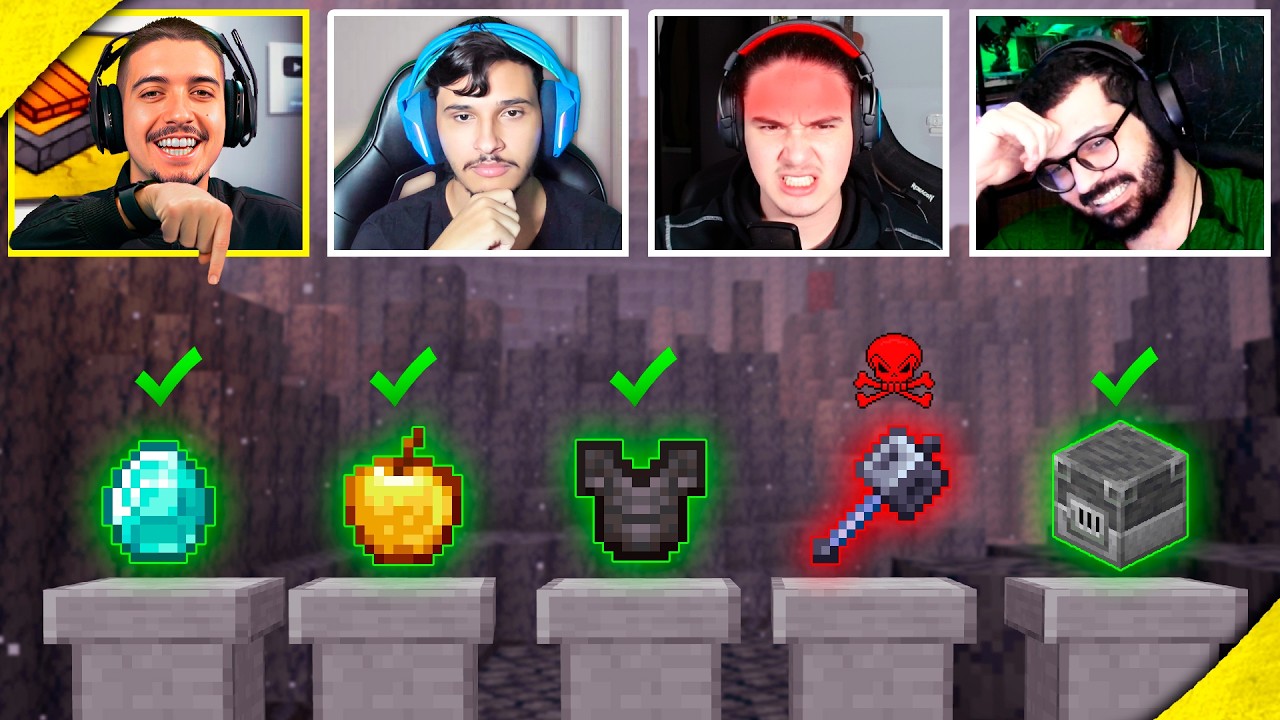 SE VOCÊ PENSAR NO MESMO ITEM, VOCÊ PERDE!