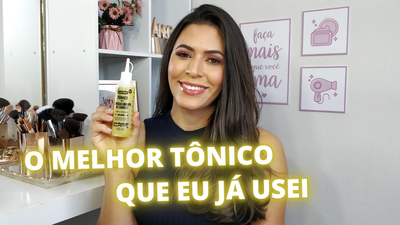 TÔNICO DE ALHO GOTA DOURADA + COMO USAR TÔNICO COM ENXÁGUE | Larisse Gama