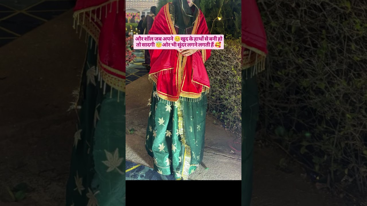 Rajputi Velvet shawl koti 