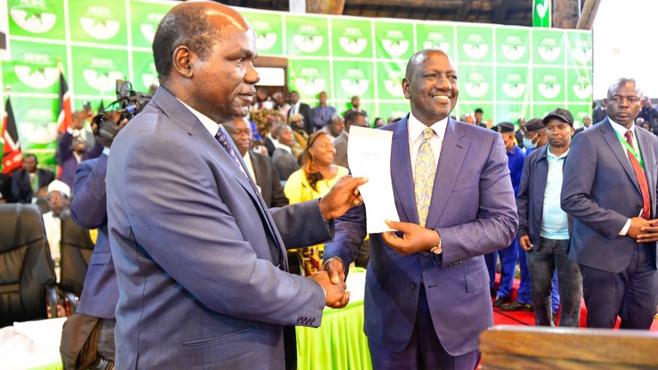 Nyeri residents react to William Ruto being declared President-elect by IEBC