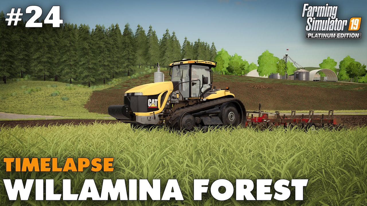 Willamina Forest Timelapse #24 Creating Fields & Spraying Crops, Farming Simulator 19 Seasons