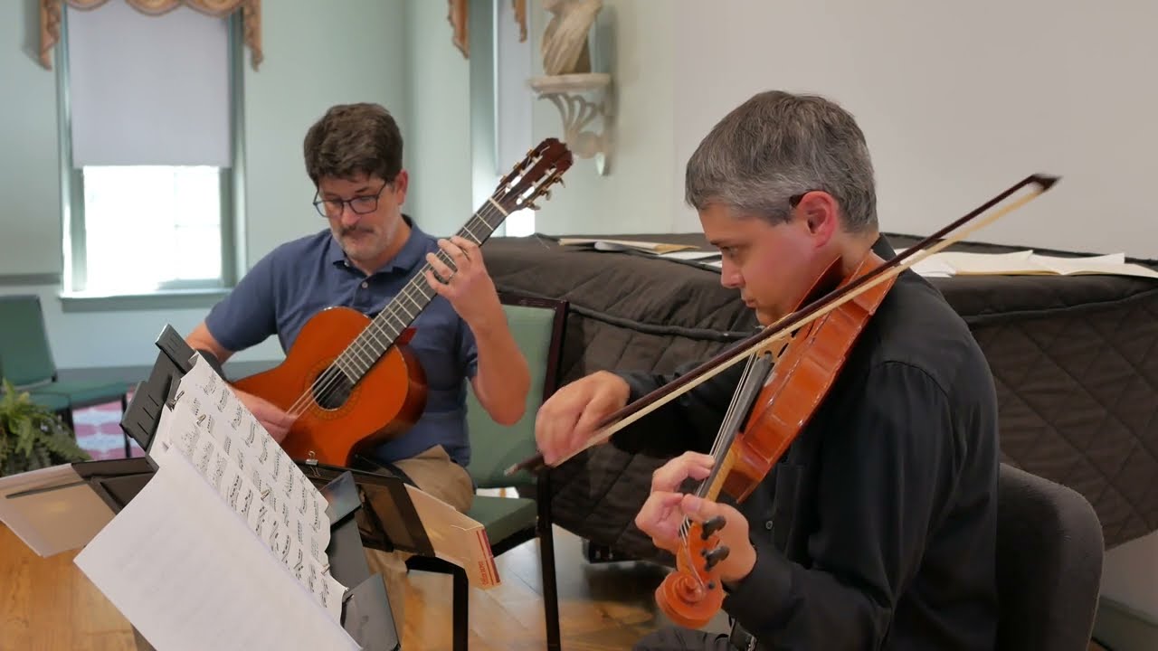 The Armato/DeSapio Duo performs Vivaldi's Concerto in G minor, Op. 8, No. 2, 