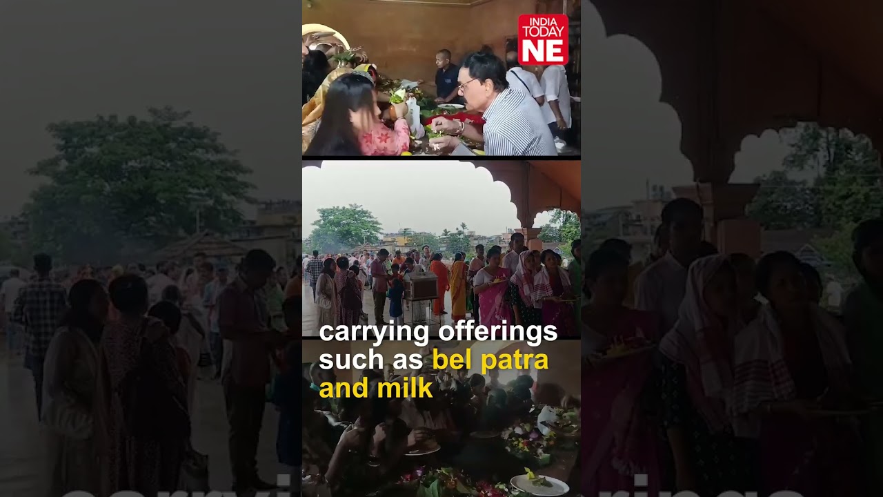 Devotees flock to historic Sivadol Temple in Sivasagar on first Monday of 'Sawan'