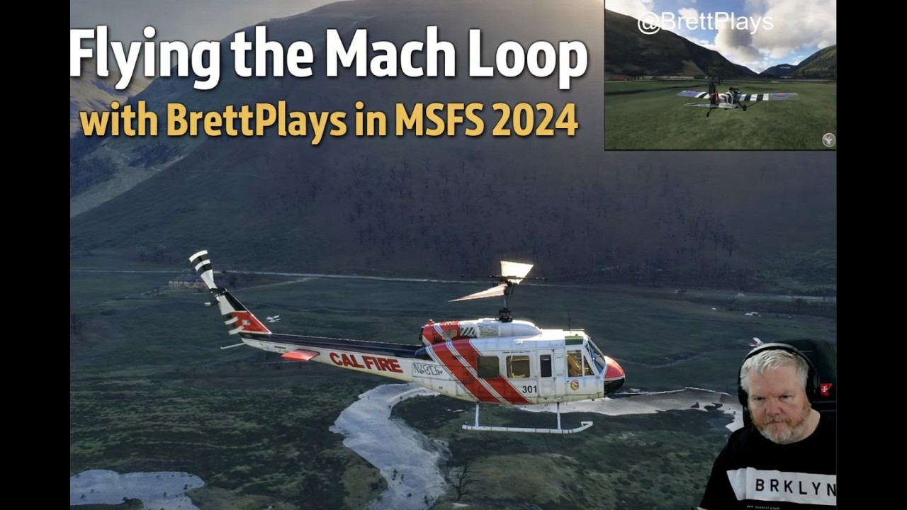Полет по петле Маха с BrettPlays | Mini-Max 1500R Sport от Emerald Scenery Design | MSFS2024