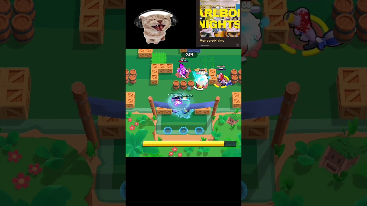 Carregando aleatórios no Brawl Stars ao som de Malboro Nights - Lonely God