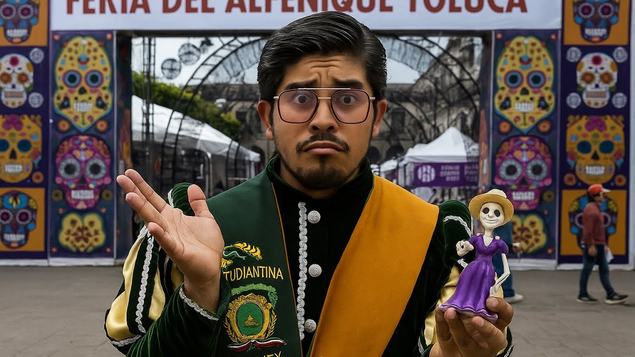 Feria del Alfeñique ¿Tan buena como se ve en Toluca? | Dulces, Tradición y Día de Muertos 🇲🇽
