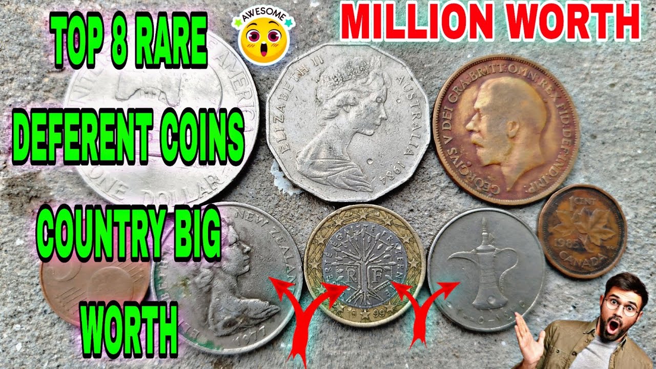 Don&rsquo;t Miss This! Top 8 International Rare Coins Worth Millions!