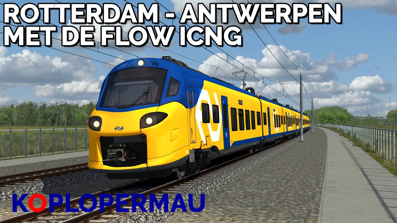 Train Simulator Classic 2024: тест-драйв поезда ICNG-B из Роттердама-Центрального в Антверпен-Цен...
