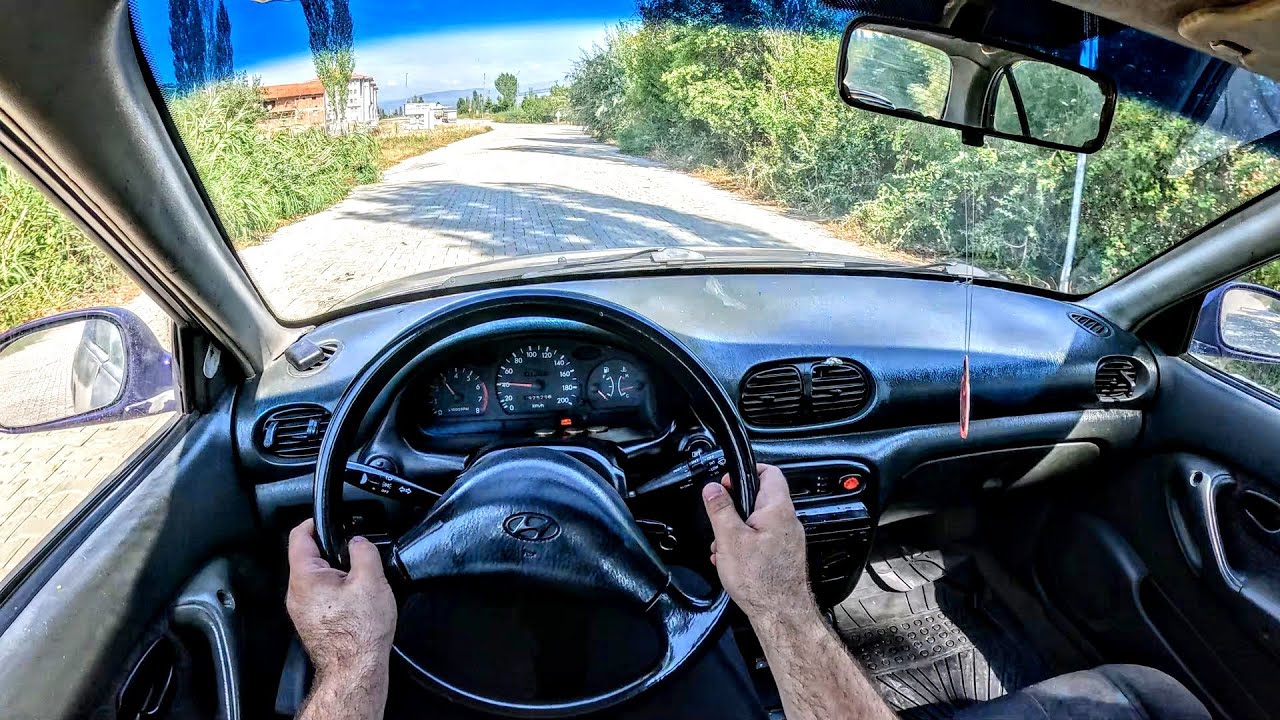 Необслуживаемый Hyundai Accent [1998] 1.3 GL POV Тест-драйв