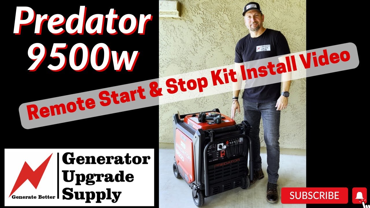 Predator 9500w Remote Start and Stop Kit from Generator Upgrade Supply