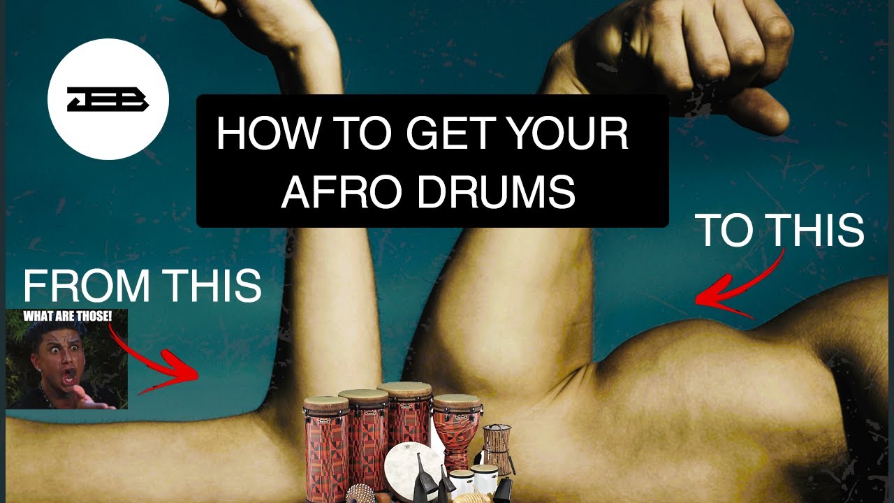 [TUTORIAL] 🥭How to make your weak AFRO DRUMS HARDER!!! in any DAW Jebjosh