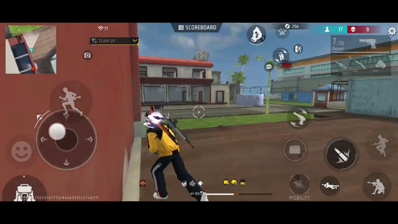 Free fire training ground gameplay video AK 😎 തല മാത്രം🔥