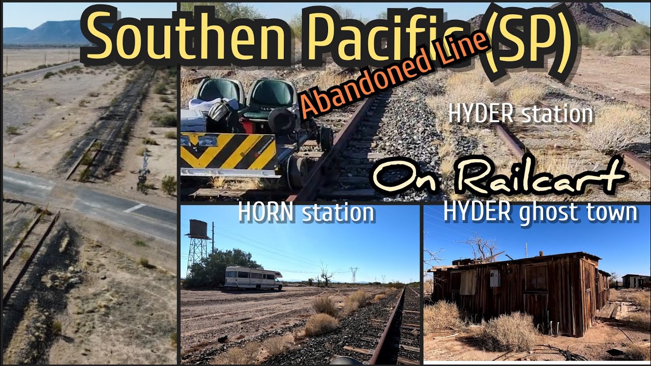 Sunset Limited Amtrak Train old route Riding on Railcart Arizona U.S. (part 2)