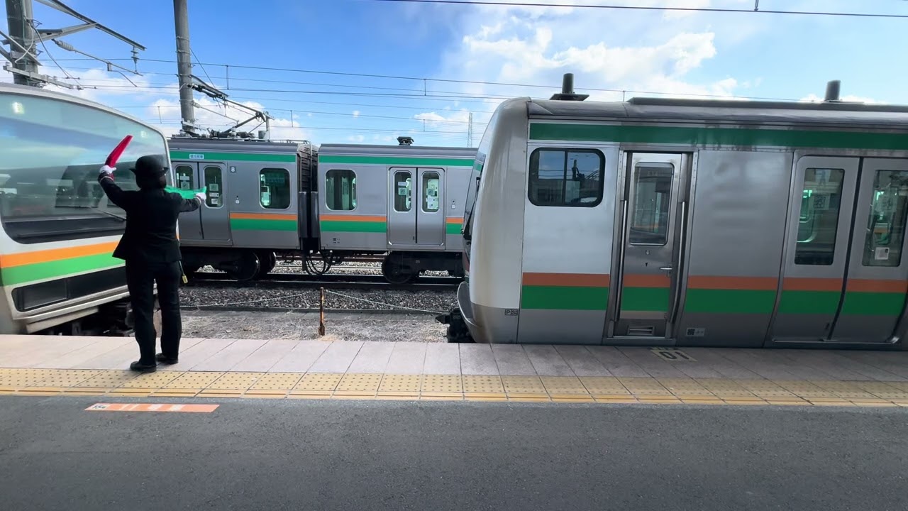 小金井駅 4番線 上野東京ライン連結