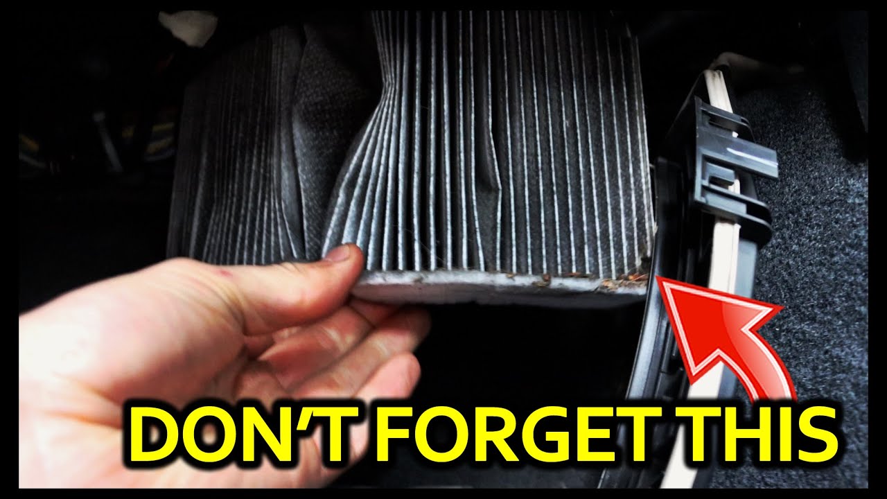 BMW F20 1 SERIES CABIN POLLEN AIR FILTER REPLACEMENT