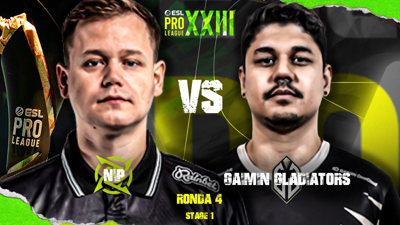 GAIMIN GLADIATORS vs NIP || ESL Pro League Season 23 || Stage 1 || Ronda #4 || BO3 || HIGHLIGHTS