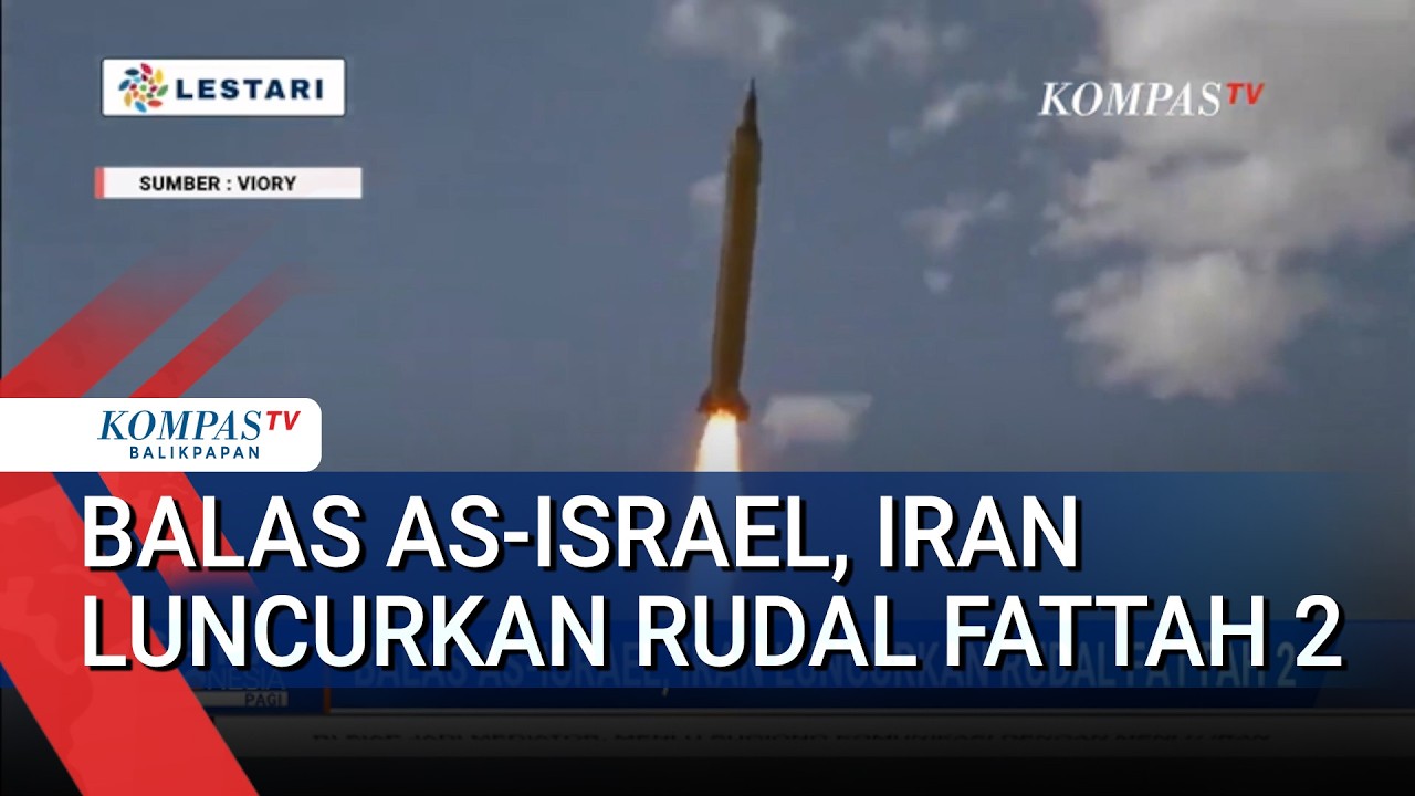 Iran Luncurkan Rudal Fattah 2 Balas Serangan AS-Israel