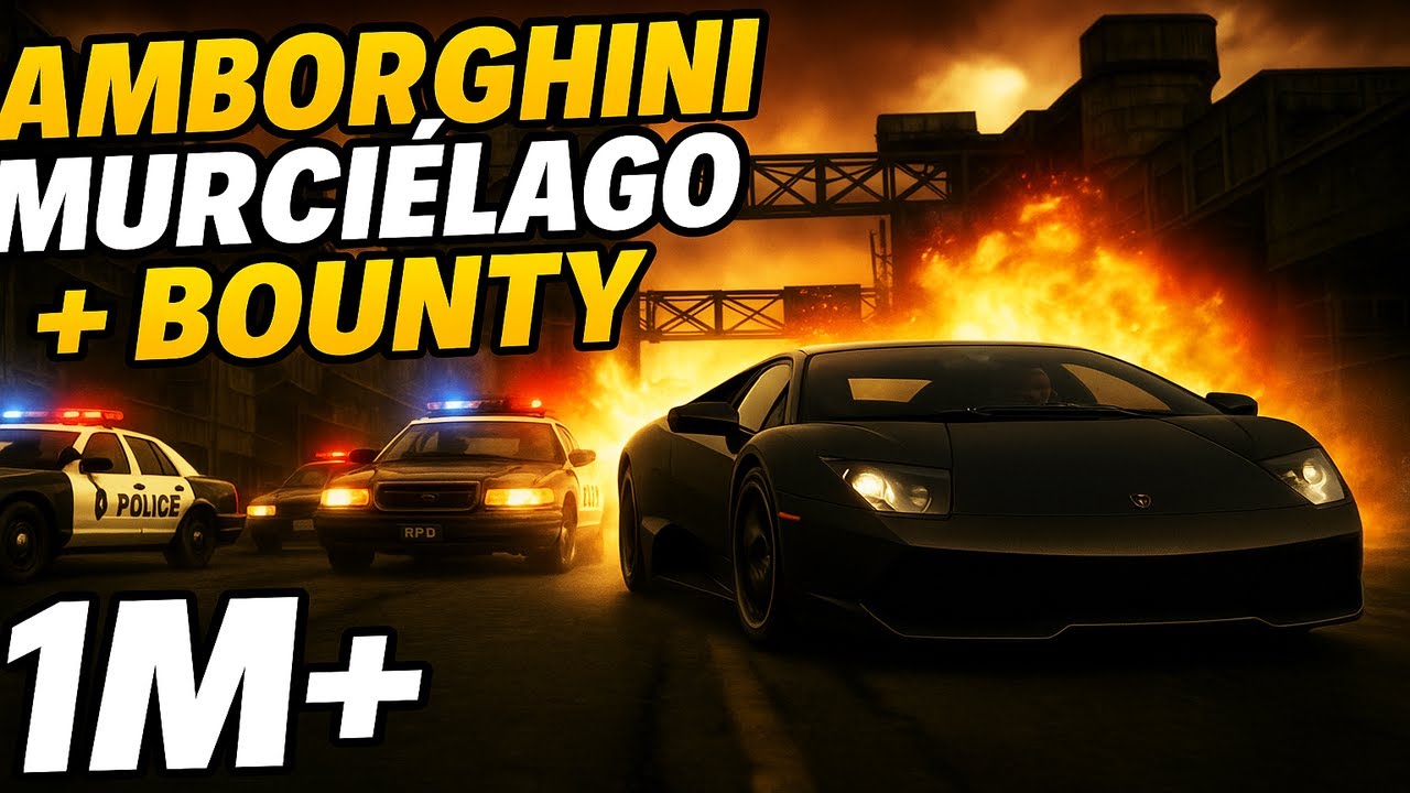 Lamborghini Murciélago 🏎️ vs Razor’s Police 🚓 | 1M+ Bounty Blacklist #1 | NFS Most Wanted 2005