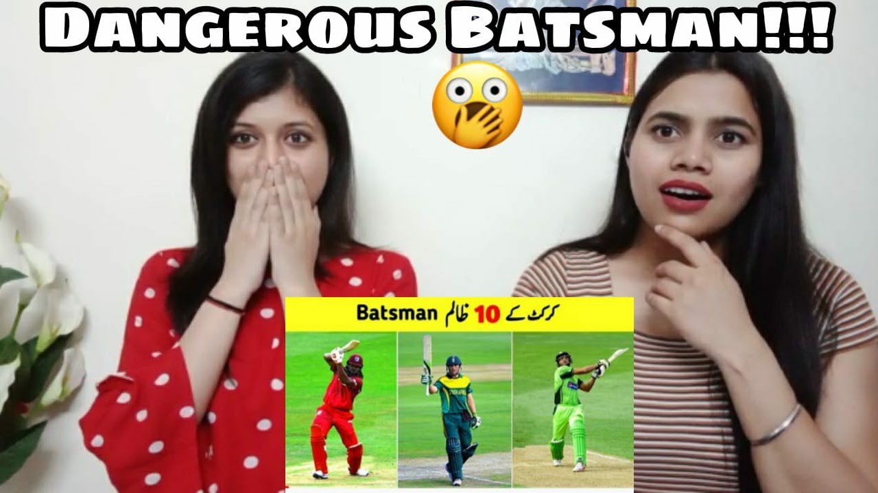 Top 10 Dangerous Batsman in the World All Time | Indian Girls React