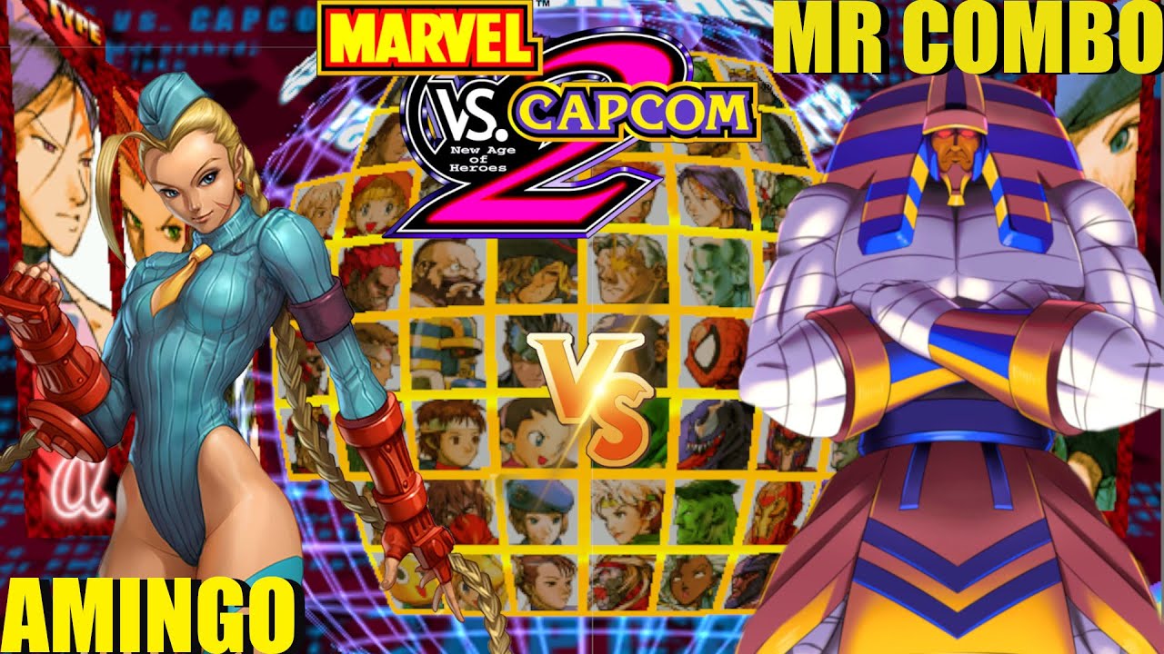 Marvel vs Capcom 2: MR COMBO vs AMINGO