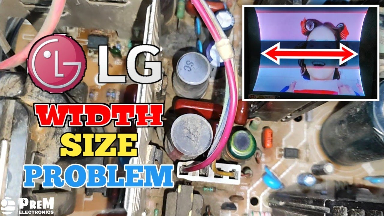 lg ultra slim crt tv width size problem / lg slim tv horizontal size problem / @PREM ELECTRONICS