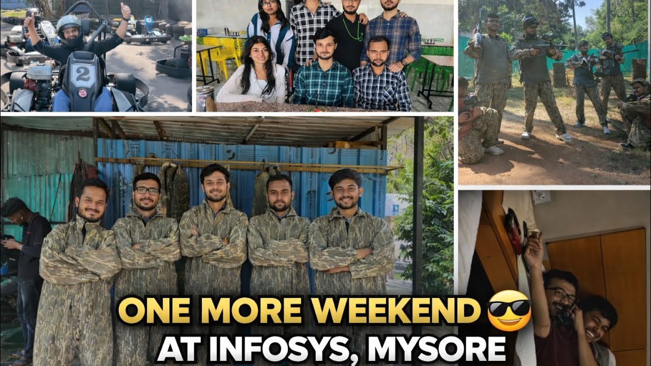 One more weekend at Infosys Mysore 🔥 