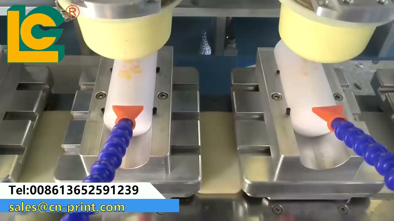 6color closed ink cup pad printer with conveyor for candle