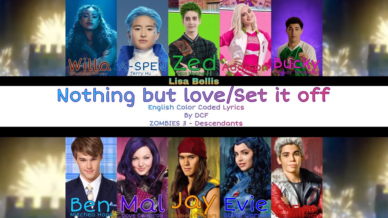 Nothing but love/Set it off (mashup) by @dcfmashups  (Color Coded Lyrics)