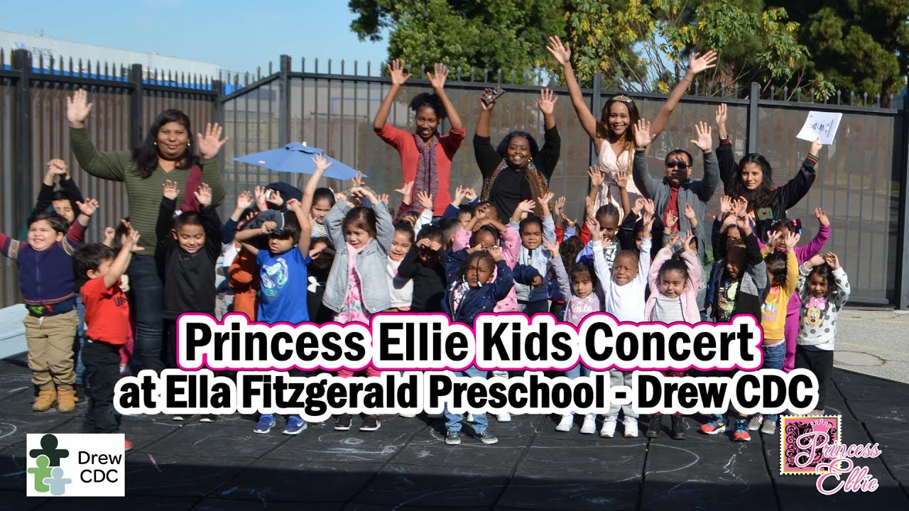 Ella Fitzgerald Drew CDC Kids Concert with DJ Princess Ellie #NurseryRhymes