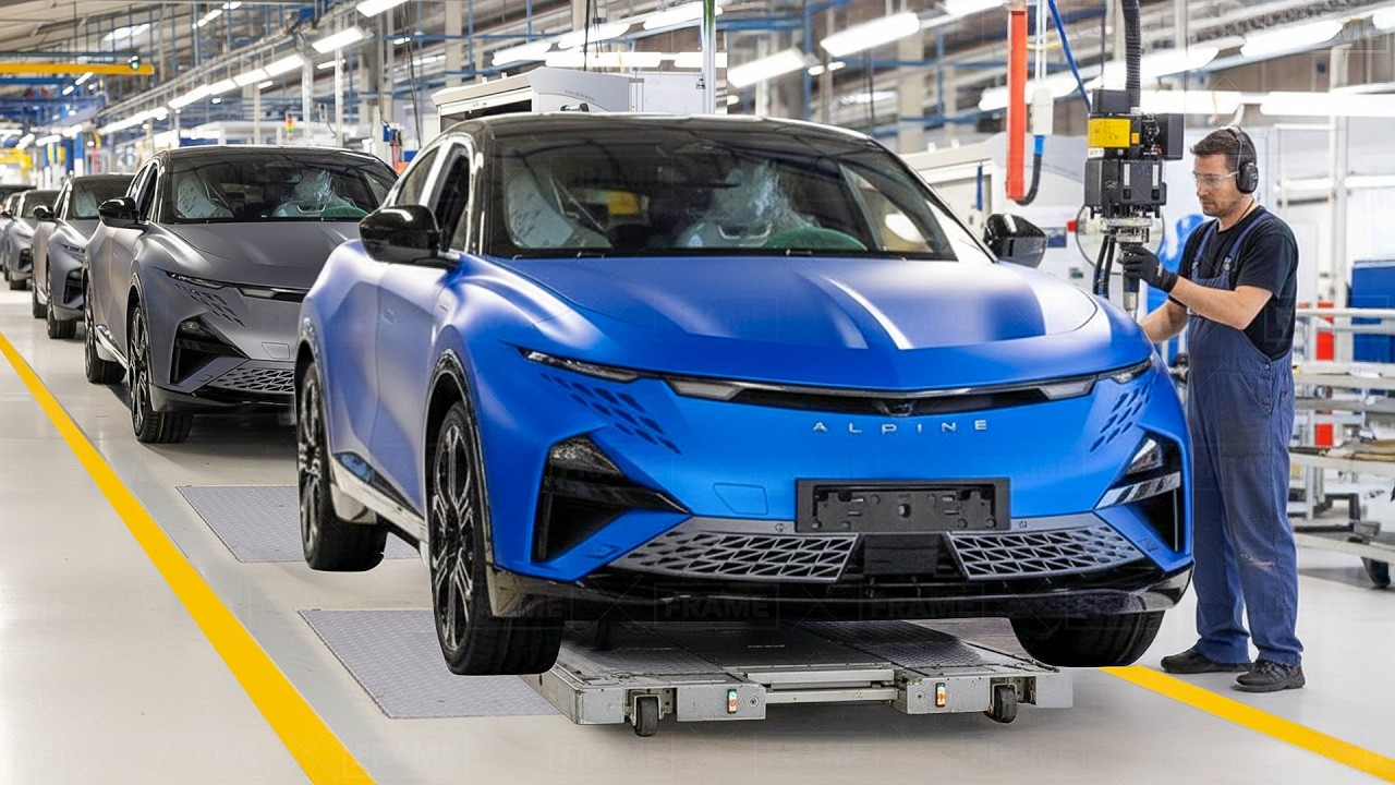 Inside Massive Factory Producing the Brand New Alpine A390l - Production Line