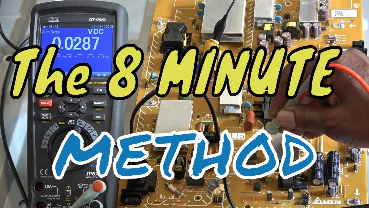How to Troubleshoot any SM Power Supply in less than 8 minutes. Dead Sony KD-65X80CJ TV repair.