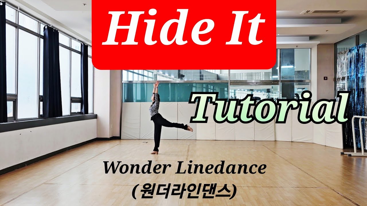 Hide It (High Beginner Rolling 8Count ) / Line Dance (Tutorial) / #WonderLinedance  / #KyungheeLee