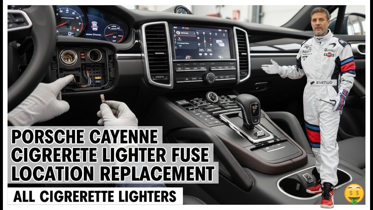 ИСПРАВЛЕНО! Все прикуриватели Porsche Cayenne не работают? (Руководство по предохранителям)