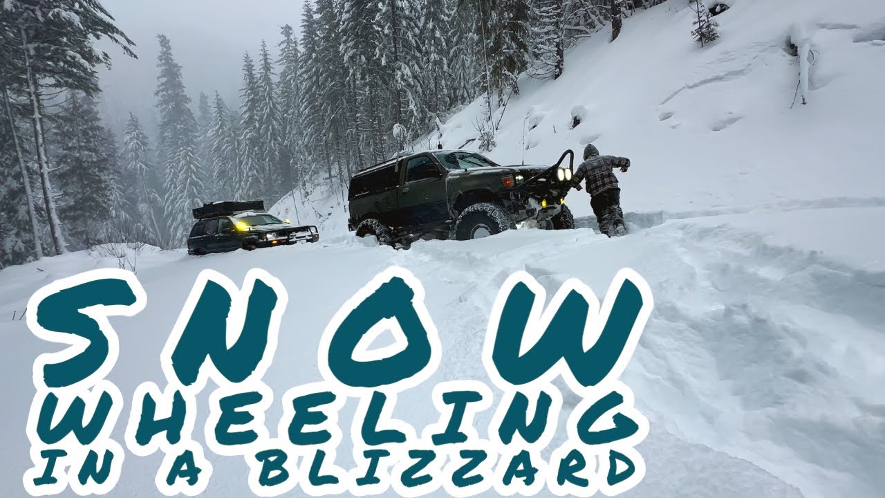 Blizzard Snow Wheeling | Sugar Snow Oregon Cascades 2024