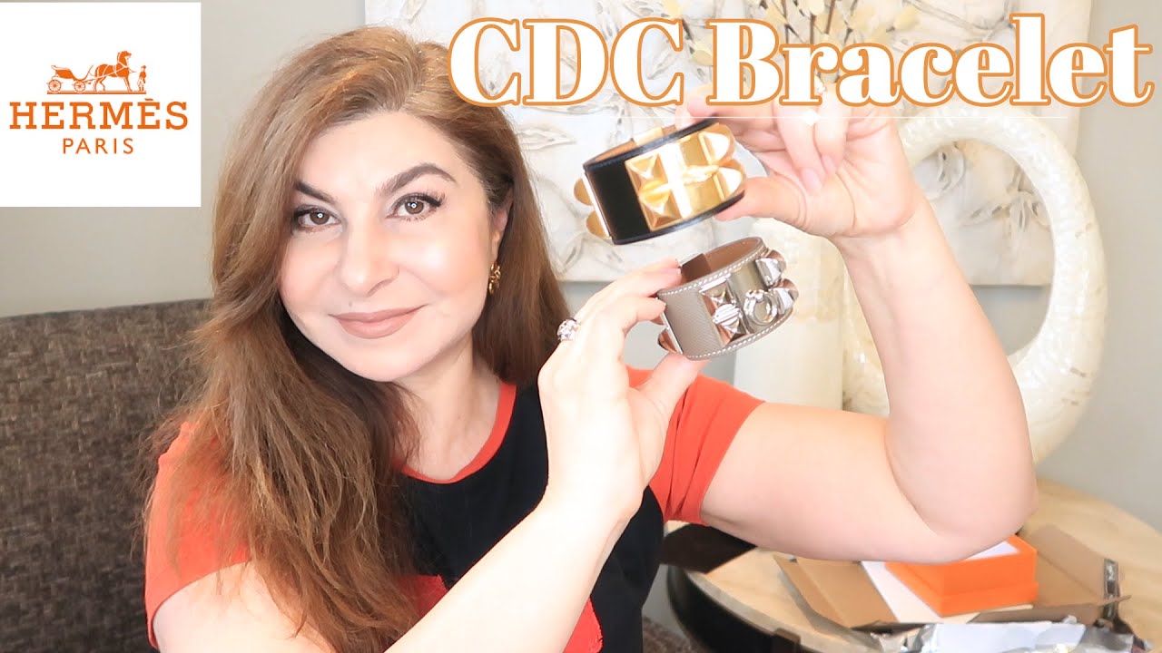 Hermes CDC Bracelet | Comparison between box and epsom leather gold and palladium hardware | OxanaLV