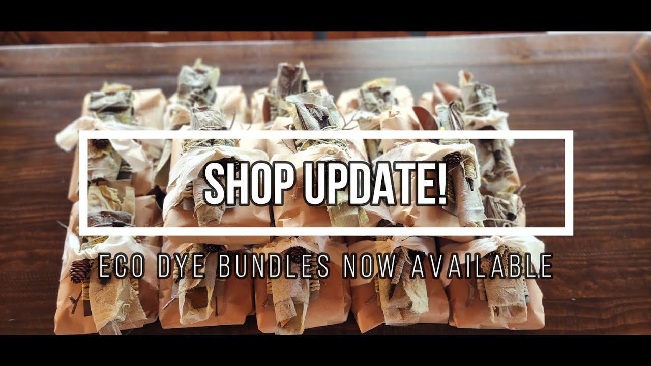 Shop Update | Eco Dye Bundles Now Available #ecodye #forsale #shopupdate