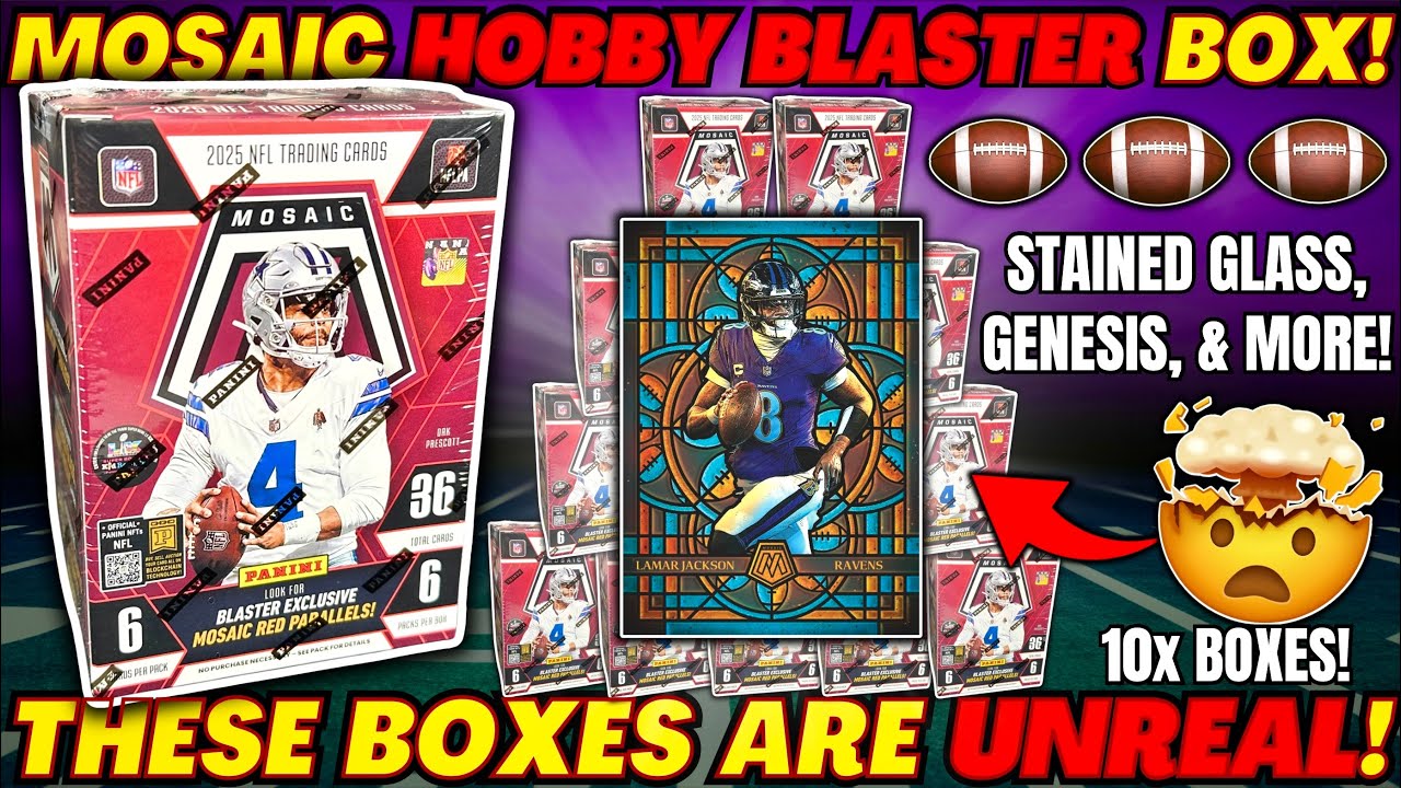 *ЭТО ОБЯЗАТЕЛЬНО КУПИТЕ!🚨 ОБЗОР КОРОБКИ MOSAIC FOOTBALL HOBBY BLASTER 2025!🏈