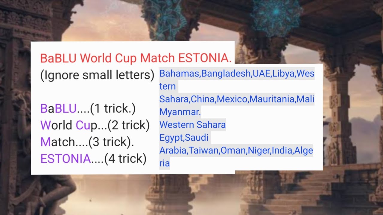 How to remember 17 countries passing through Tropic of Cancer?