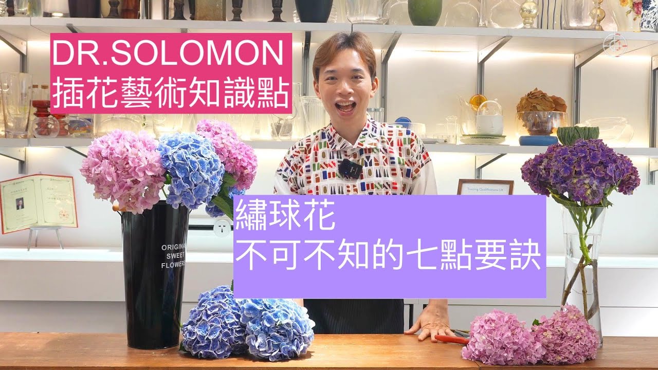 繡球花不可不知的7點秘訣! | Dr. SOLOMON 插花藝術知識點