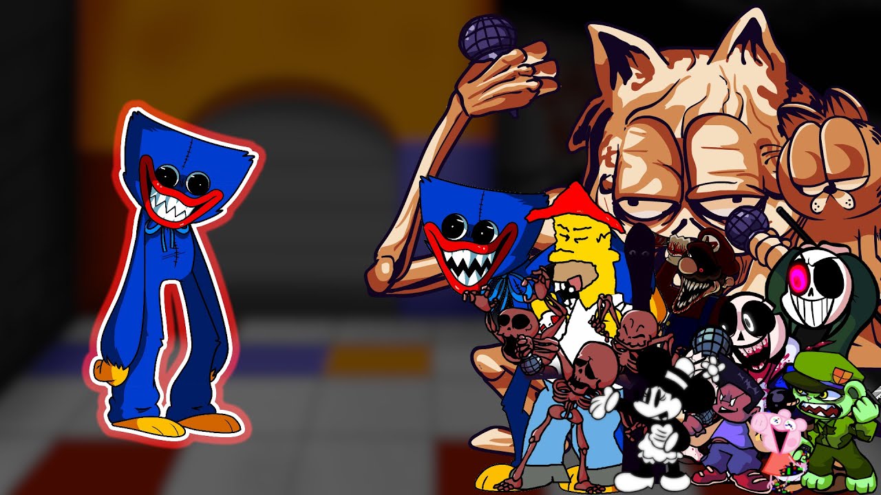 FNF Playtime(Vs Huggy) But Different Characters Sing It 🎵 Everyone Sings Poppy Playtime(FULL WEEK)