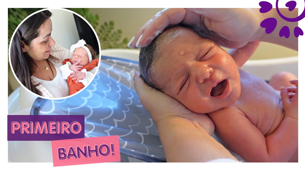PRIMEIRO BANHO DA REBECCA, BANHO DE RECÉM NASCIDO - FLÁVIA CALINA
