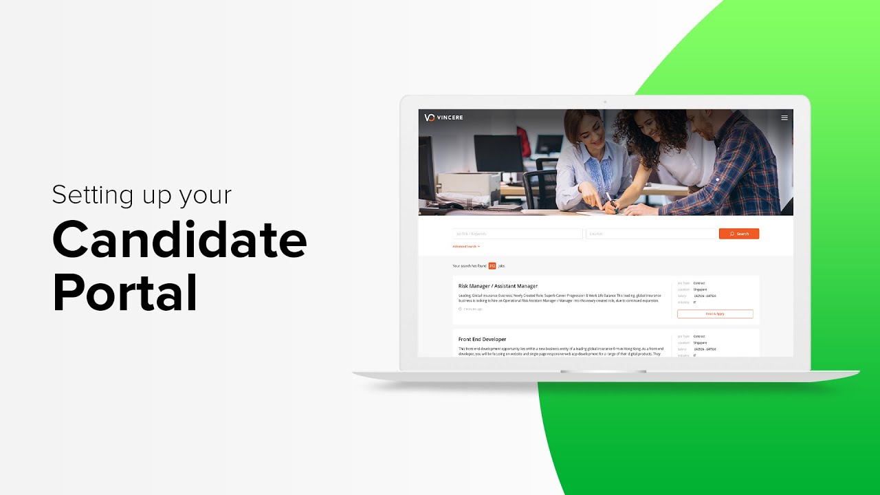 Setting up your Candidate Portal